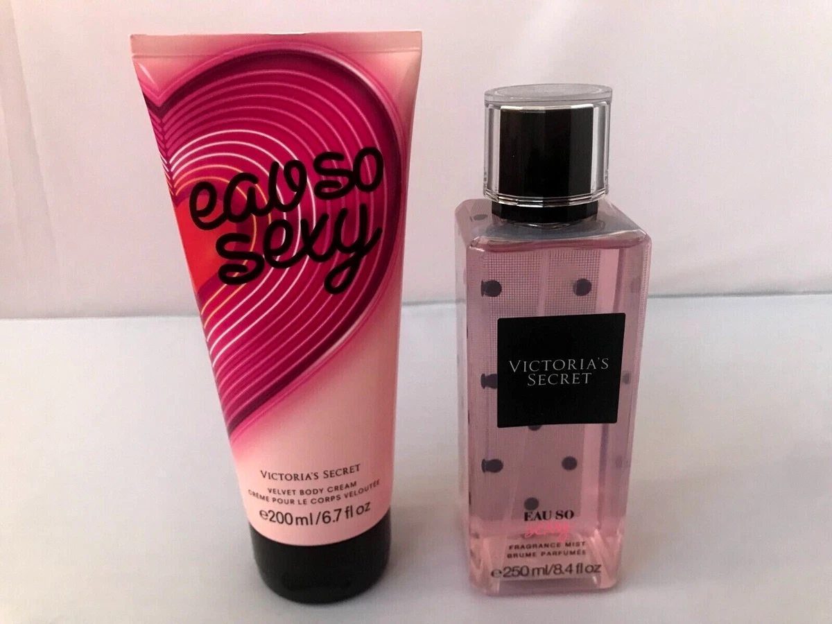 Victoria's Secret EAU SO SEXY Fragrance Mist & Body Cream GIFT SET OF 2