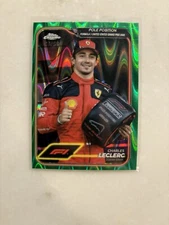 2024 Topps Chrome Formula 1 F1 #155 Charles Leclerc Green Ray wave /99 Ferrari