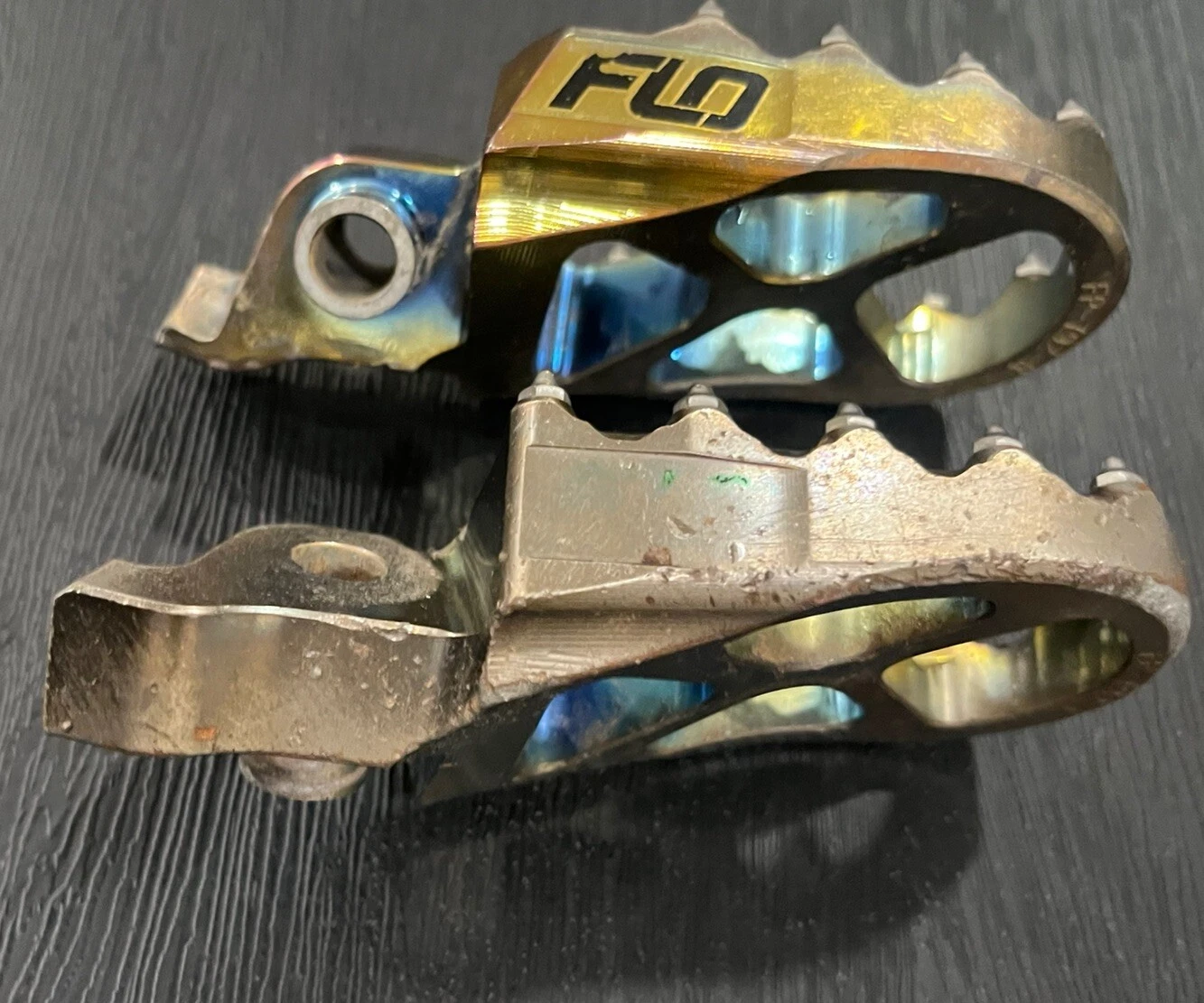 Flo FPEG-792J Pro Series JET FUEL Footpegs for Kawasaki 06+ KX250