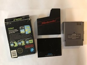 Golf NES (Nintendo Entertainment System, 1985) Cart Manual & Box