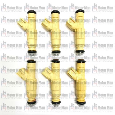 Motor Man | 0280155861 XS2E-A5B Fuel Injector Set | 2000-2001 Mazda MPV 2.5L V6
