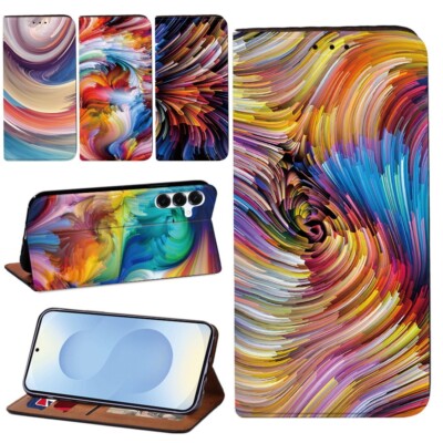 Neu Leder Brieftasche Ständer Etui Handy Hülle - für Samsung Galaxy A35 A55 A16 A06 S25