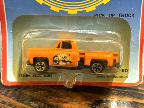 Golden Wheels Die Cast Metal Orange Pickup Truck No. 806 NEW/SEALED Free Ship - Picture 3 of 5