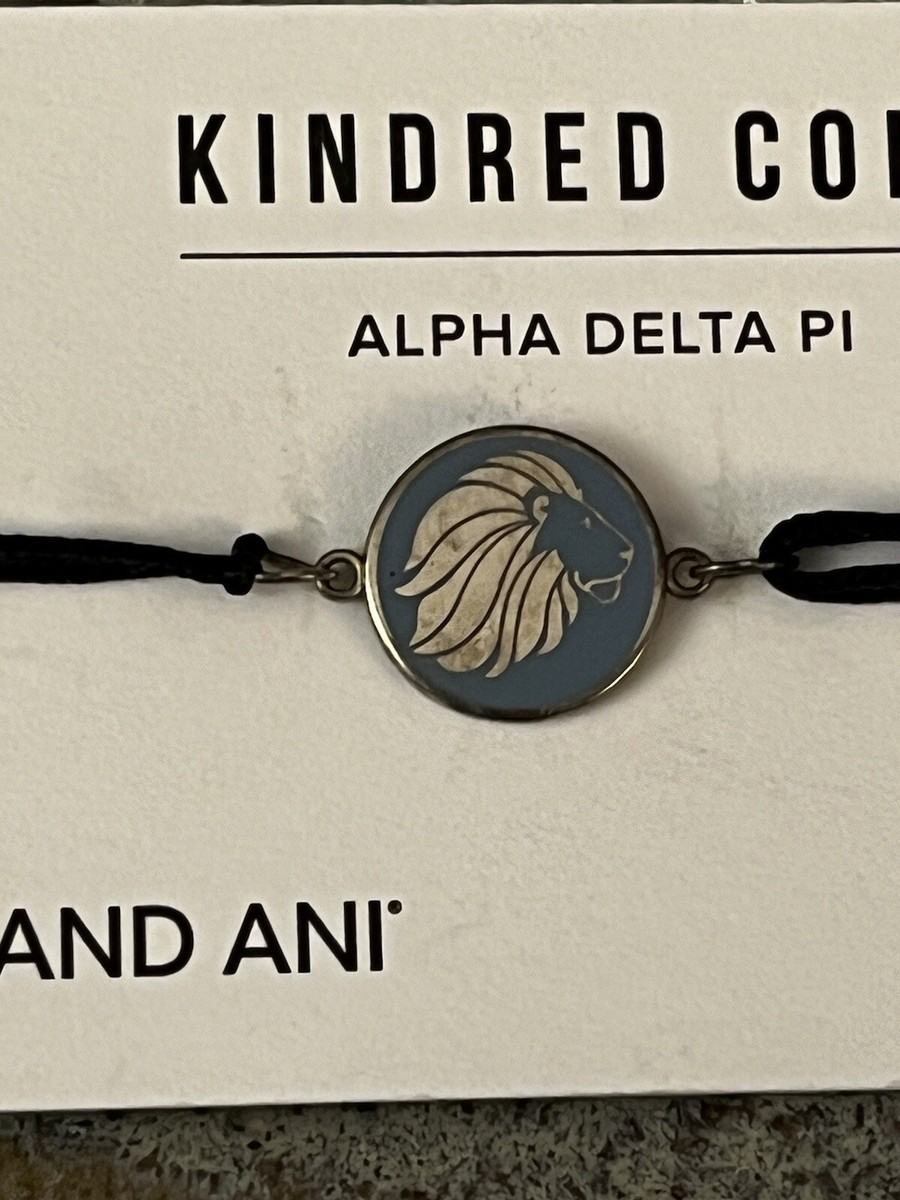 Alex and Ani ALPHA DELTA PI Kindred Cord Charm Sterling