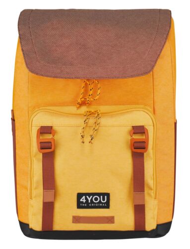 4YOU Bees Backpack Schulrucksack Schulranzen Rucksack Yellow orange gelb Neu - Bild 1 von 2