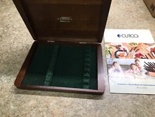 Cutco Table Knife Display Box Cedar Wood Holds 8