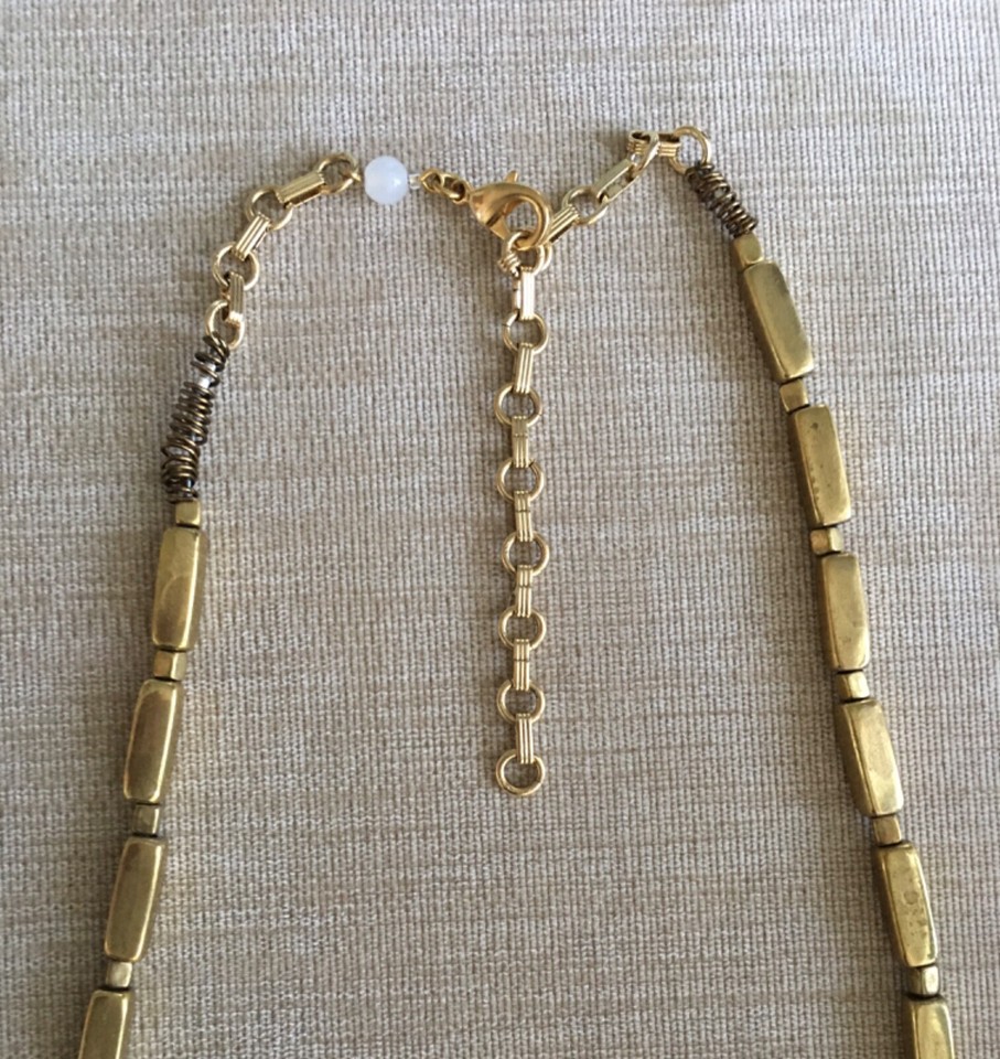 Squash Blossom Inspired Turquoise Brass Necklace eBay