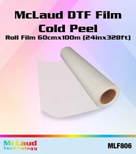McLaud Premium DTF Film in Roll 24 (60cm) inch Wide