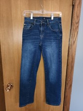 Gap Boys Adjustable Waist Stretch Straight Jeans Size 14