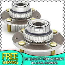 Pair(2) Rear Wheel Bearing & Hub For 1995-1996 Hyundai Accent 1.5L W/ABS 512027