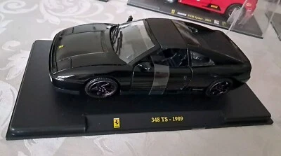 1/24 FERRARI 348 TS (1989) MAISTO (BOÎTE-VITRINE BURAGO "Les Grandes Ferrari") - Photo 1/4