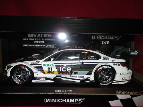 1:18 Scale BMW M3 E92 Team MTEK DTM 2013 Limited Edition 1002 Pieces M Wittmann - Picture 2 of 4