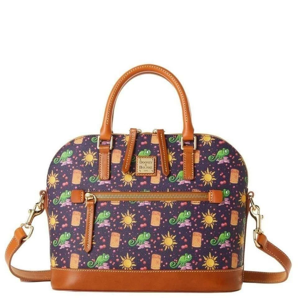Disney Dooney and Bourke Tangled Rapunzel Satchel Crossbody Purse