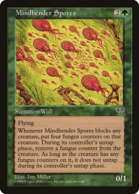 Mindbender Spores X (1) MTG Mirage Excellent/Near Mint - R229 - 4RCards