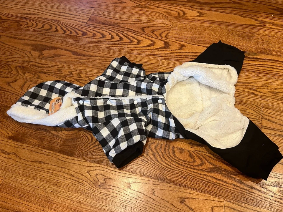 Nuevo Pawz Pet Invierno Chaleco Chaqueta Polar Cuadros Búfalo Perro Abrigo Grande G5 Foto 2 de 4