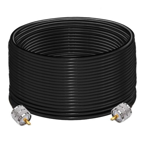 ✅ CAVO COASSIALE RG58U MIL METRI 10 (32.8 ft) CON CONNETTORI PL259 - Photo 6/6
