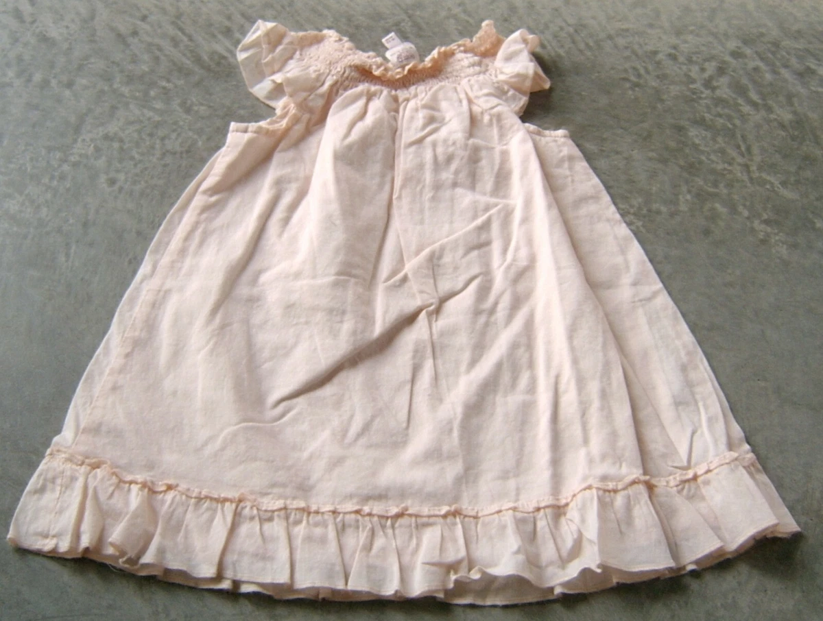 BAKER BABY BY TED BAKER BABY GIRLS SUMMER APRICOT DRESS SZ 9 12 MONTHS