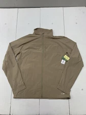 Eastern Mountain Sports Mens Tan Full Zip Jacket Size Large