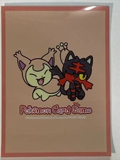 Japanese Pokemon Center  Individual Card Sleeve Litten & Skitty X 1 (J3)