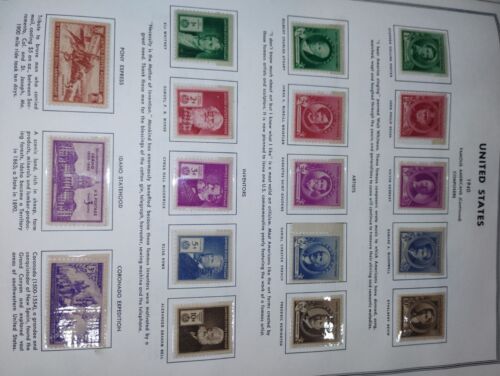 US collectors STAMP BINDER- Asortment of rare-old-vintage-never seen stamps