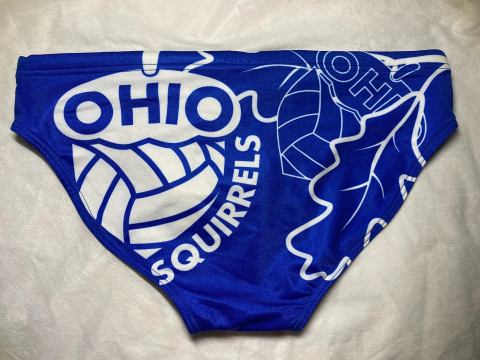 Mens Turbo Water Polo Speedo LG / 34 Ohio Squirrels Swim Brief - Image 4 of 4