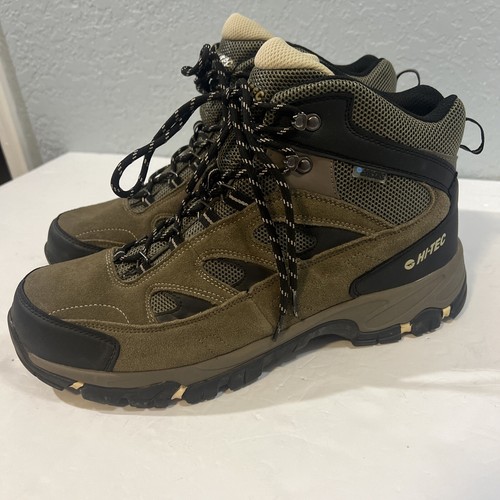HiTec Yosemite Mens Size 13 Mid Waterproof Hiking Brown/Olive Casual