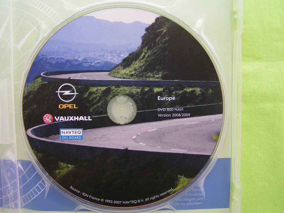 DVD NAVIGATION OPEL VAUXHALL DVD 800 NAVI EUROPA 2009 INSIGNIA MERIVA B ASTRA J - Bild 4 von 4