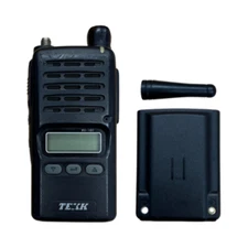 Used Tekk XV-100 VHF 128 Channels Compact Handheld Radio with Display