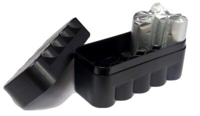 USD - Plastic case container 10 rolls 120 format film Kodak Fuji Agfa Lomo BLACK