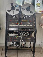 TASCAM 38 8 TRACK REEL TO REEL DECK WITH DBX UNITS