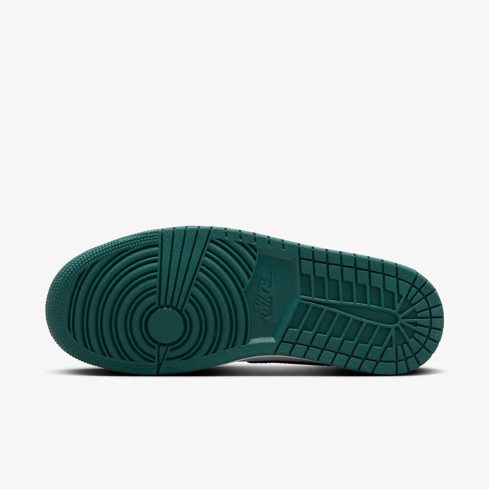 New Nike Women's Air Jordan 1 Mid Shoes - Oxidised Green (BQ6472