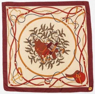 Foulard En Soie Mantero Vintage - Couleur Jaune Unie - Occasion En Bon état - Accessoire Femme élégant