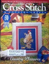 BETTER HOMES AND GARDENS CROSS STITCH COUNTRY CRAFTS MAY. JUNE 1995