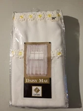 Lorraine Home Fashions Curtians - Daisy Mae Tier Curtian 36" New 56" W x36" L