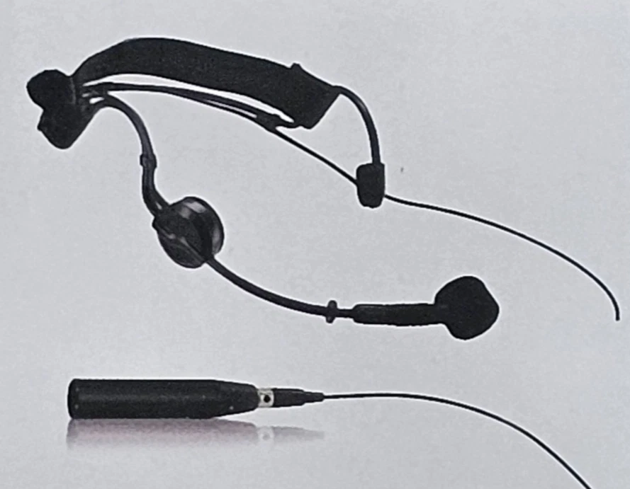 Headworn Condenser Microphone Mini 3 Pin XLR TA3F Plug Gooseneck Boom 2M Cable - Image 4 of 4