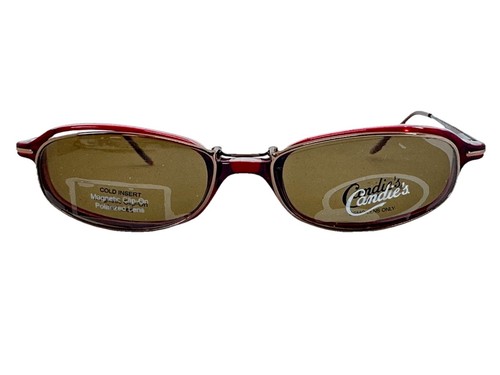 NEW Candies C Amy & CL RD/LV 48.18.135 Women’s Eyeglasses Frames & Magnetic Clip - Picture 2 of 15