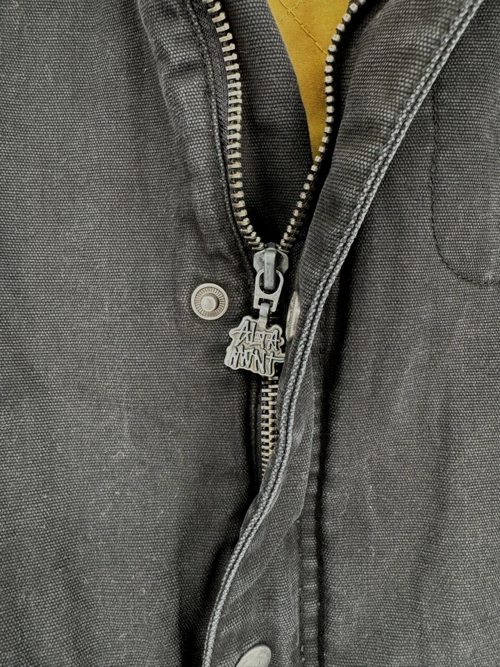 Chaqueta de Carga Andrew Reynolds para Altamont Para Hombres Negra Algodón Con Capucha Talla S Foto 4 de 4