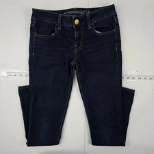 American Eagle Jegging jeans size 0 regular dark wash womens denim 4648