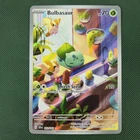 NM Bulbasaur 143/142 SV07 Stellar Crown IR Rare Full Art Nintendo Pokemon Card