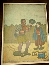 Etching Clowns 6x8" Aquatint Artist Proof Hand-Signed Robert Andrew Parker