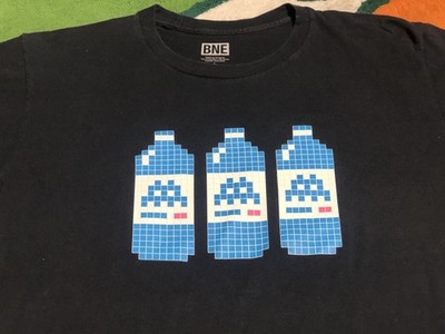 BNE x Invader Water Charity Shirt Limited Edition of 100 Large Street Art Graff