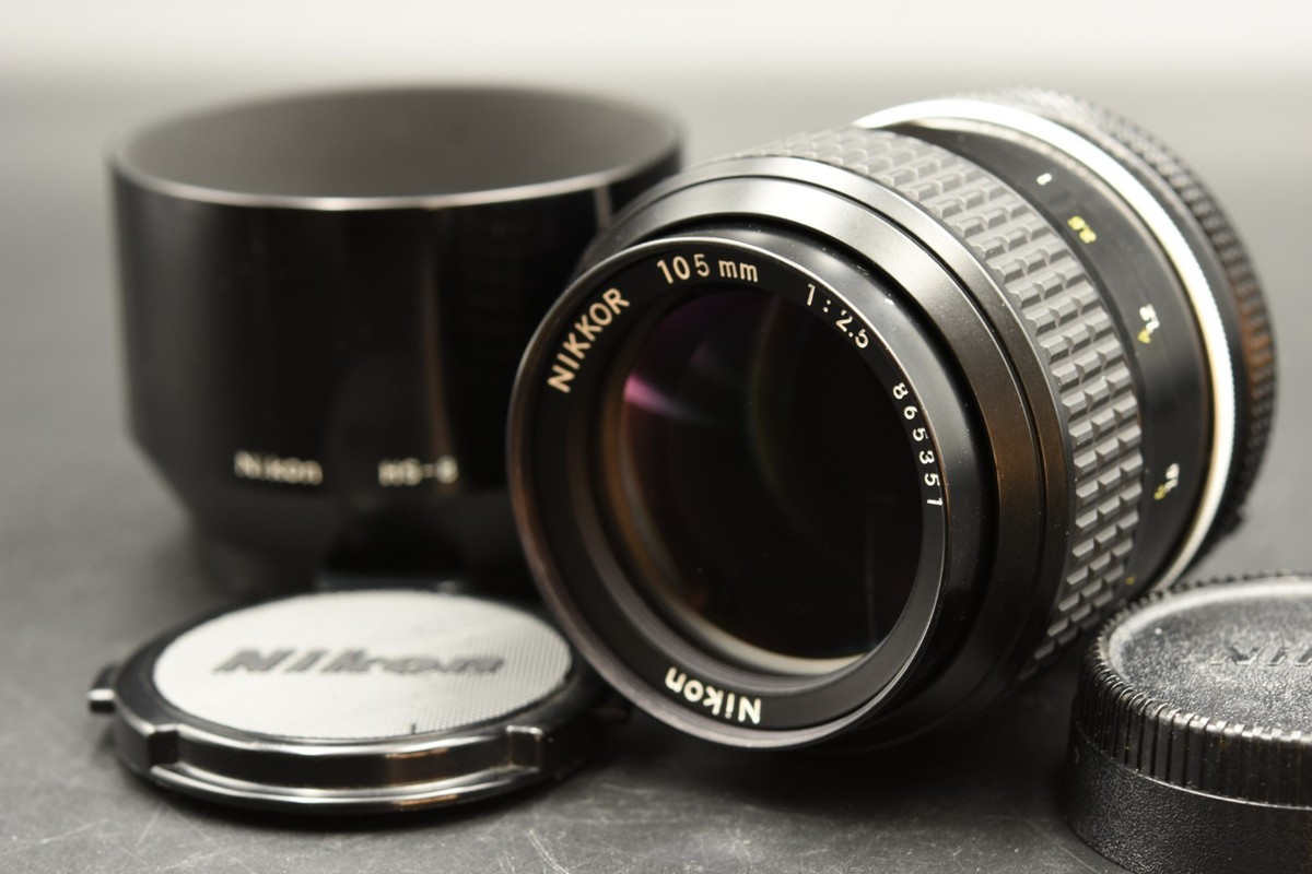 Nikon Ai Nikkor 105mm F2.5 MF Portrait Vintage Lens Tested #394 | eBay