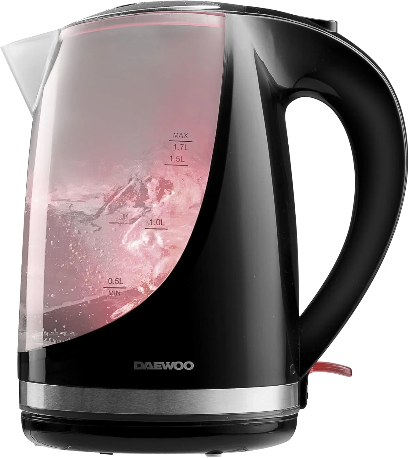 1.7L Cordless Kettle with Stainless Steel Lid - Colour Changing Indicator Lights
