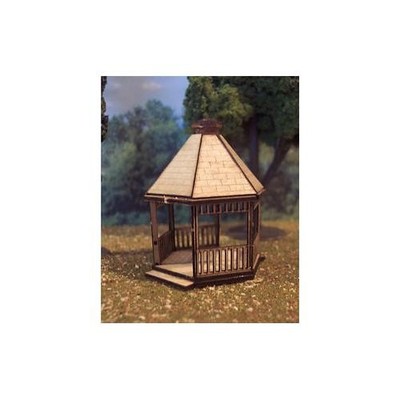 Osborn Model Kits 1081 HO Scale Gazebo (Wood Kit)