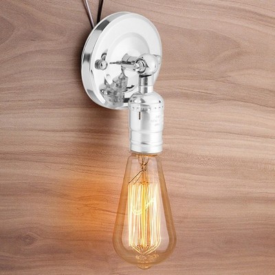 Vintage-Lichthalter E27 Wandlampe Mit Schalter Für Den Heimgebrauch Und Dek 5X6O