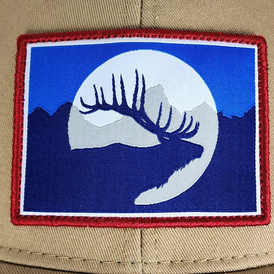 Rep Your Water Wyoming Warpiti Rep Your Wild Tan w/Tan Mesh Snapback Hat - Image 2 of 4