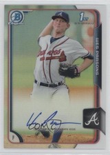 2015 Bowman Chrome Prospects Refractor 183/499 Wes Parsons #BCAP-WP Auto 2x4