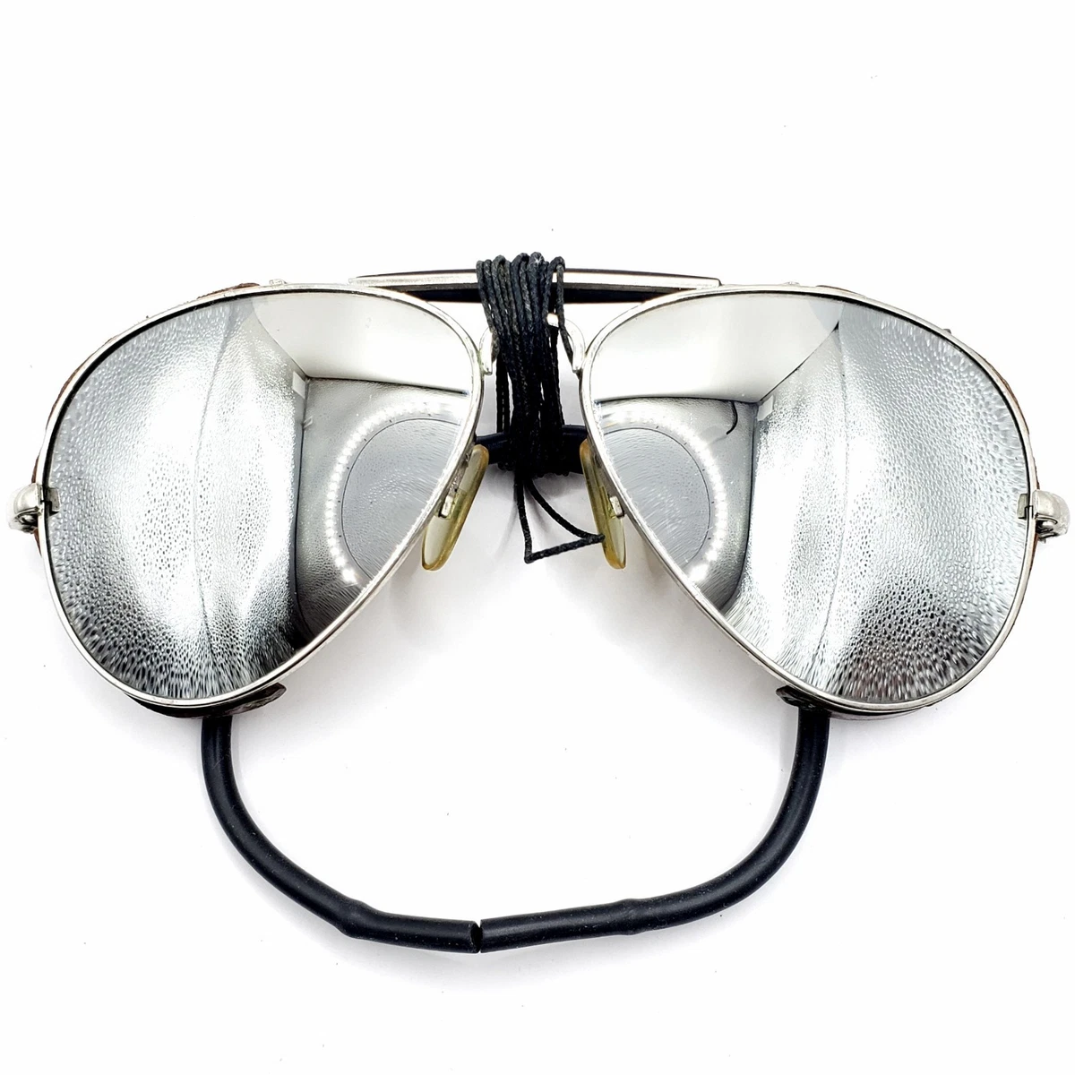 Giorgio Armani Vintage Glacier SmallSunglasses 826  SideShields Scratched Lenses Vintage Glacier Sunglasses | eBay main image 2