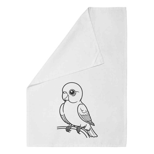 cute-parakeet-white-cotton-tea-towel-dish-cloth-tw00059125-ebay