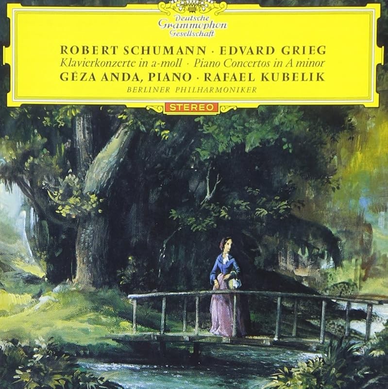 Geza Anda Kubelik BPO Schumann Grieg Piano Concertos JAPAN CD TOWER RECORDS